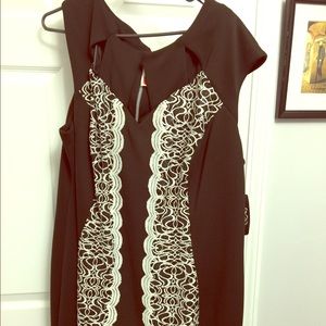 Size 24 Jax black and Ivory dress